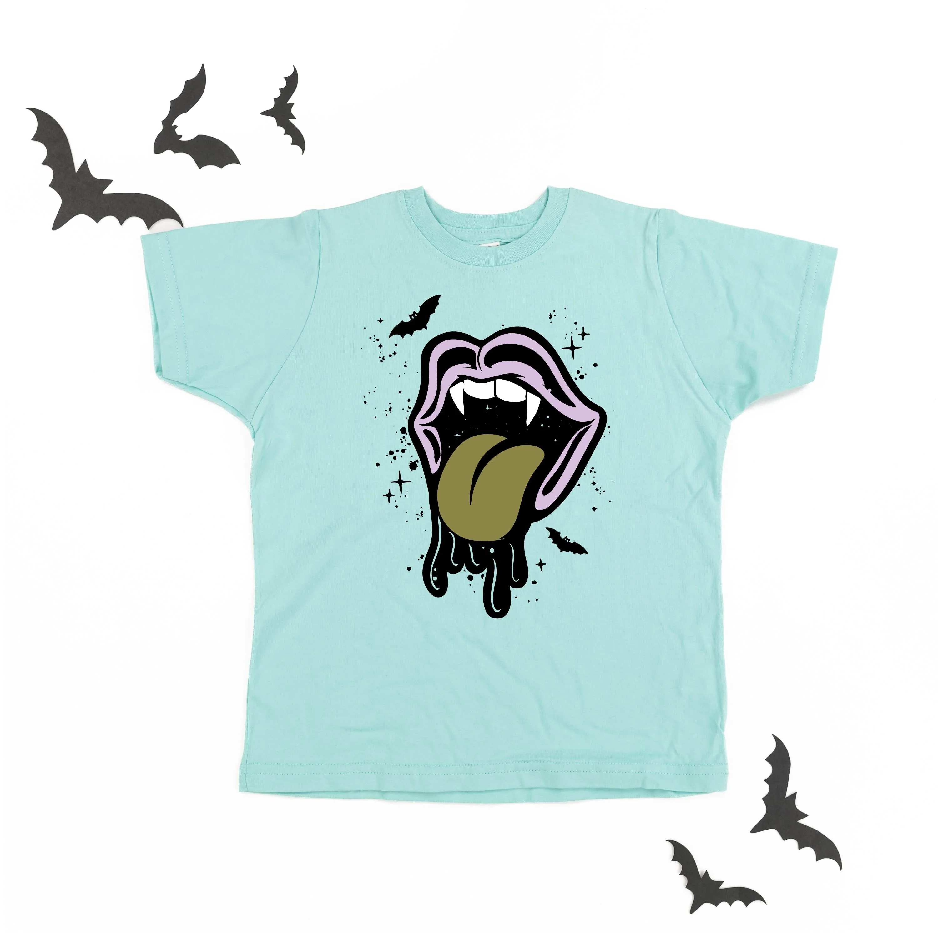 Vampire Drippy Mouth - Child Tee - Image 8