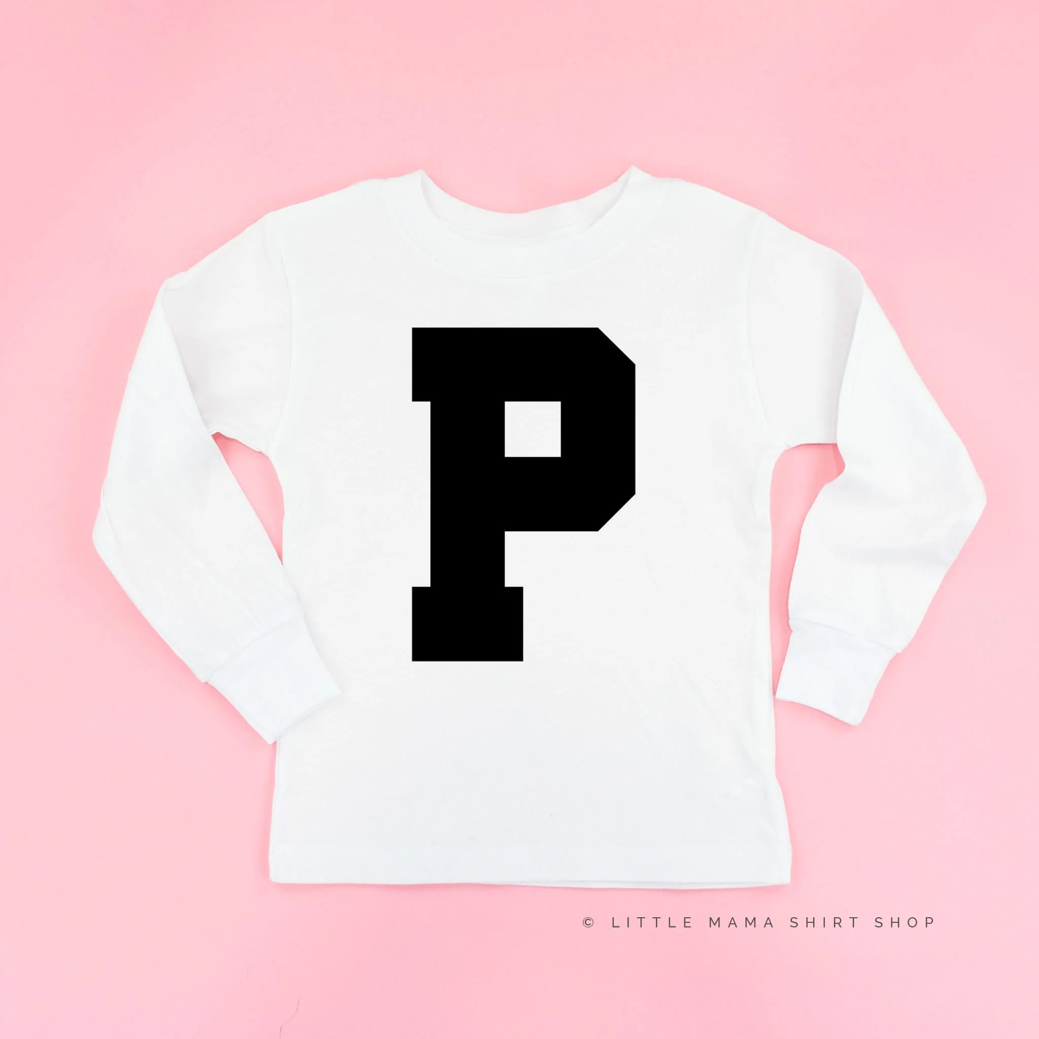 Varsity Initials - Child Long Sleeve Tee - Image 16