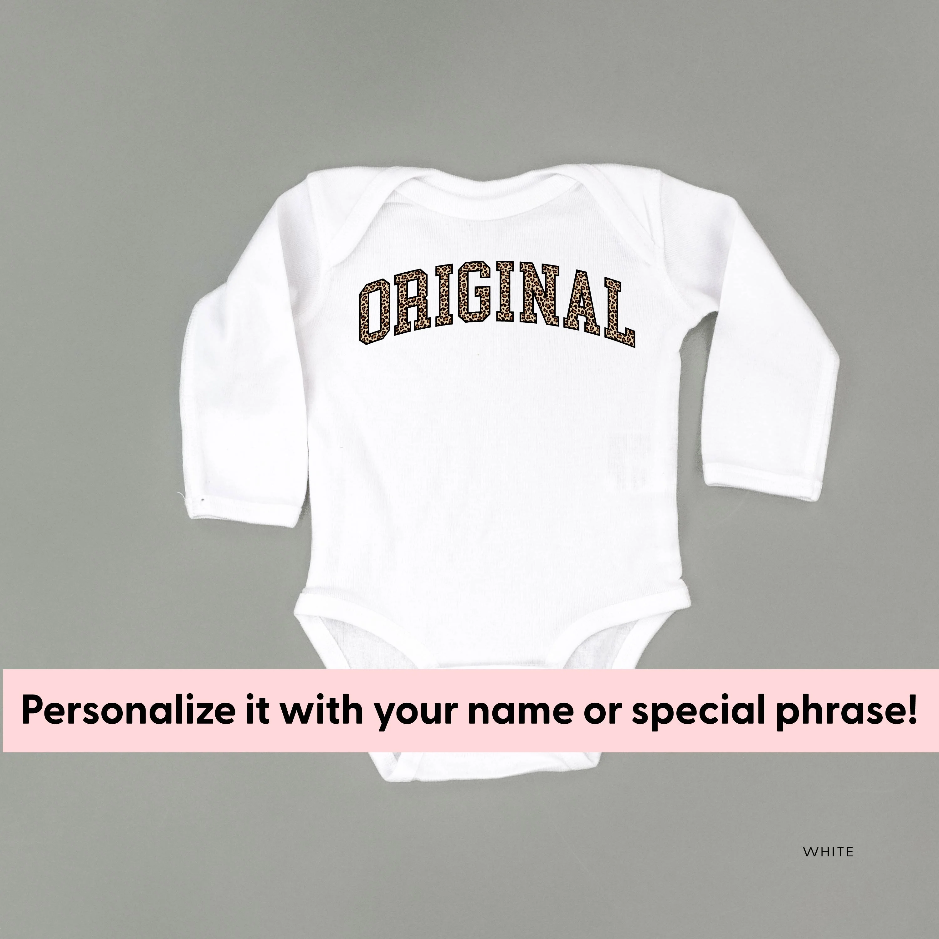Varsity Leopard - Semi-Custom - Child LONG SLEEVE Tee - Image 3