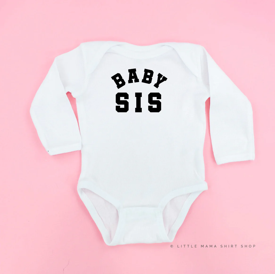 Varsity 'Sis' Sibling Tees - (Choose Your Role) - Child Long Sleeve Tee - Image 4