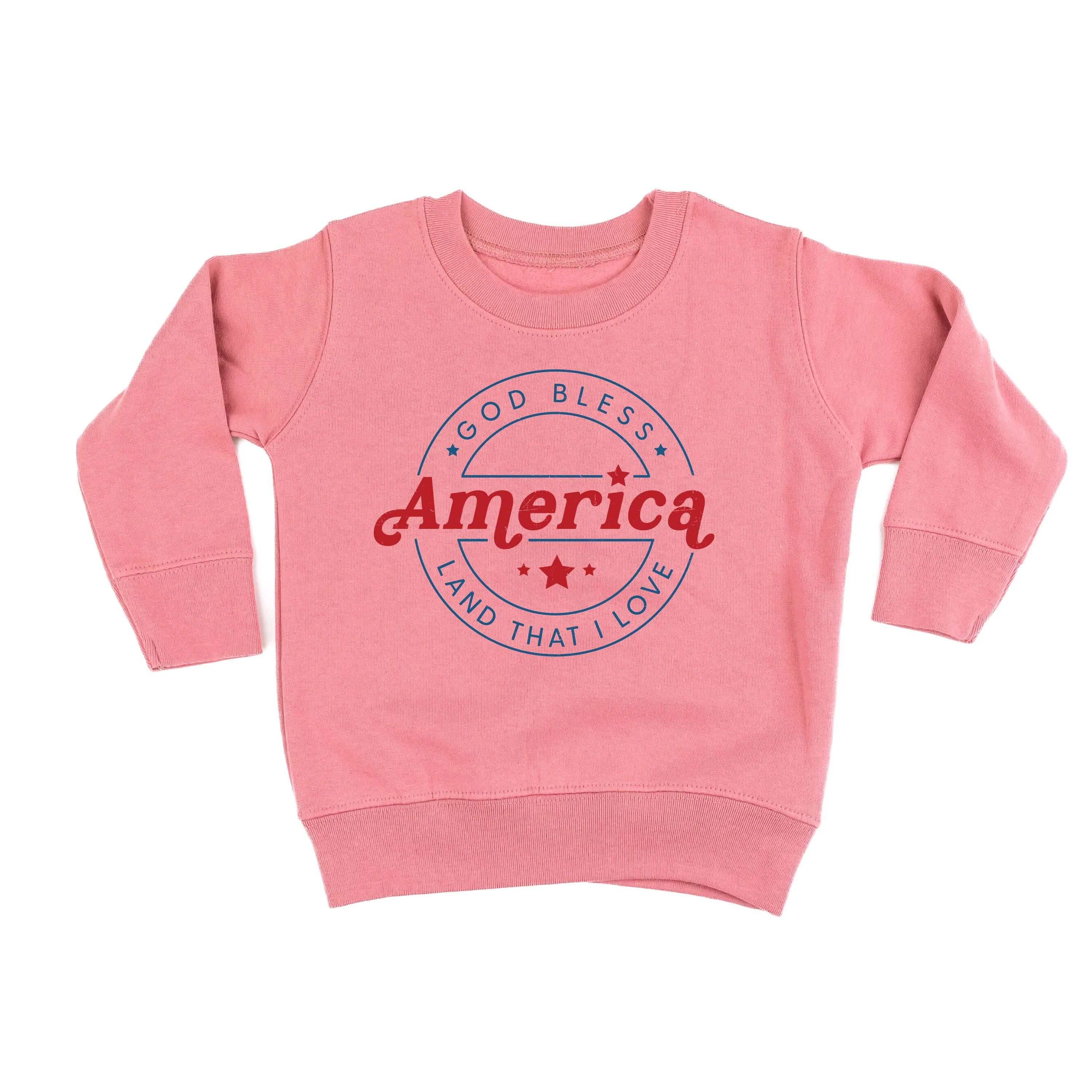 Vintage God Bless America - Child Sweater - Image 4