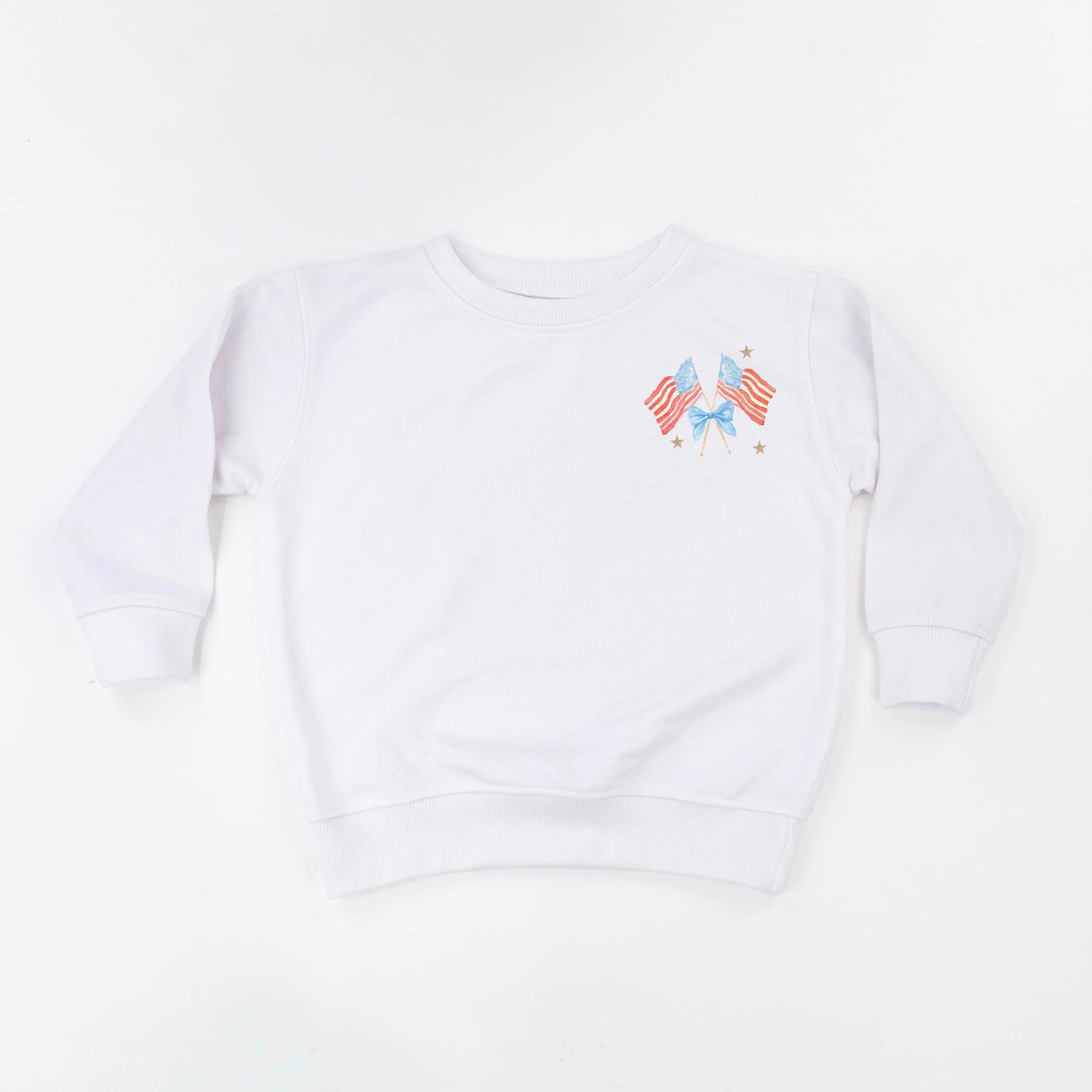 Watercolor Flags (pocket) - Child Sweater - Image 4