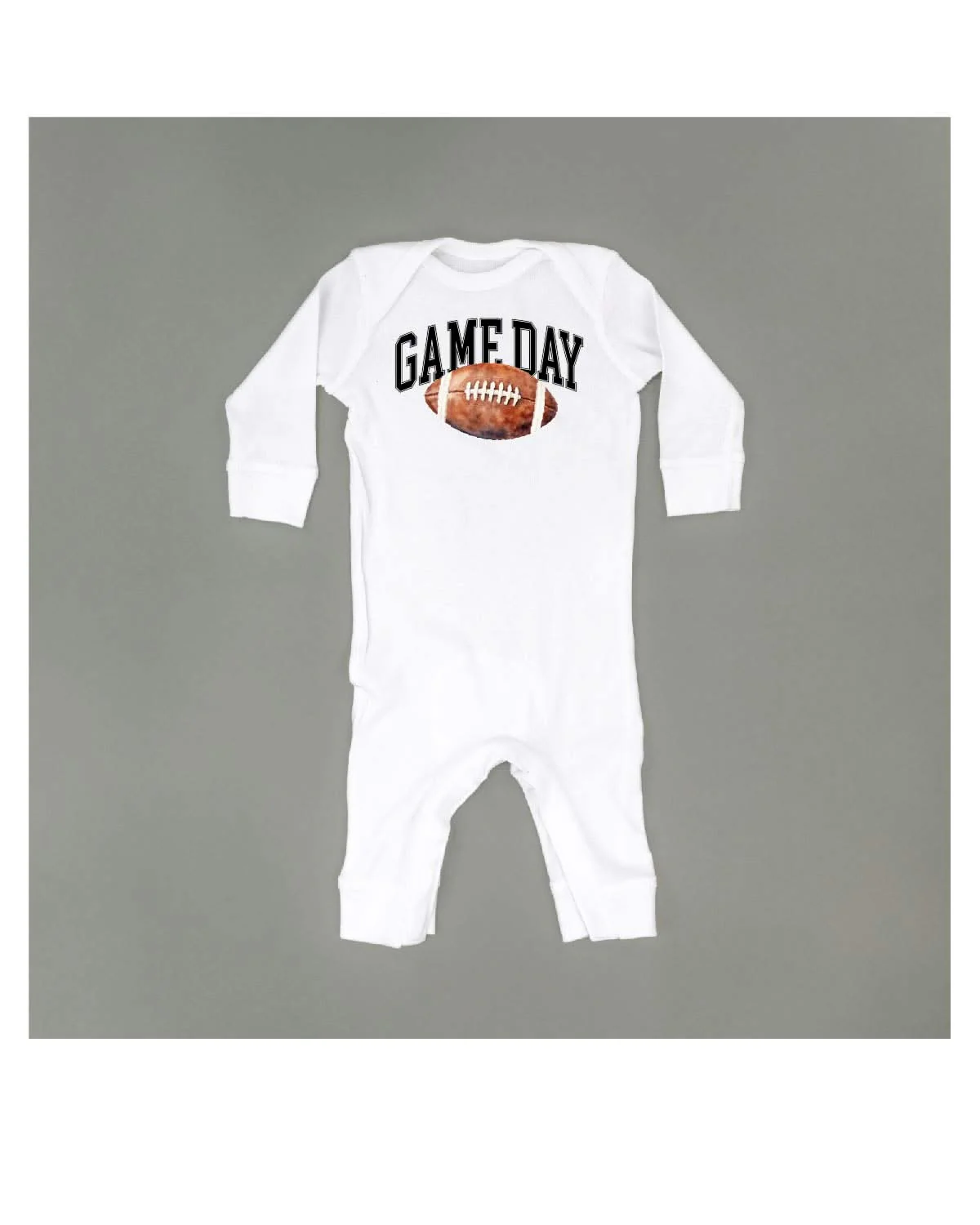 Watercolor Football - Game Day - Baby Sleeper - Image 3
