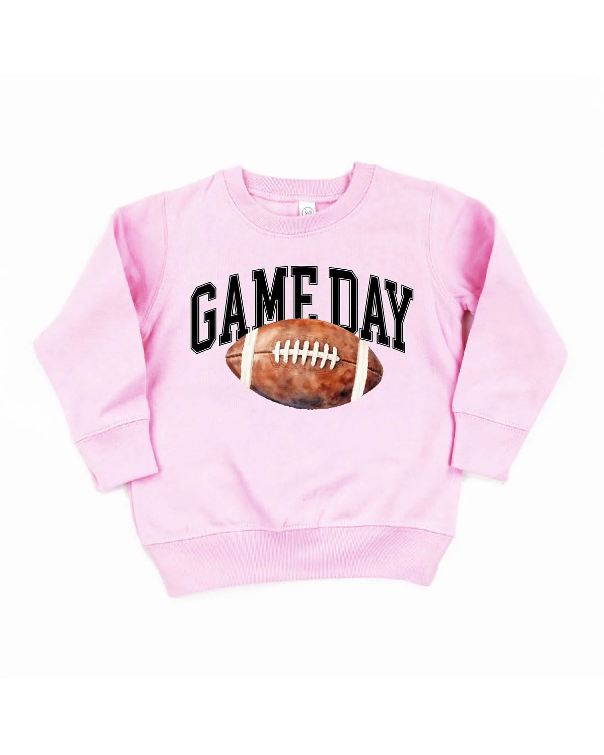 Watercolor Football - Game Day - Child Sweater - Image 8