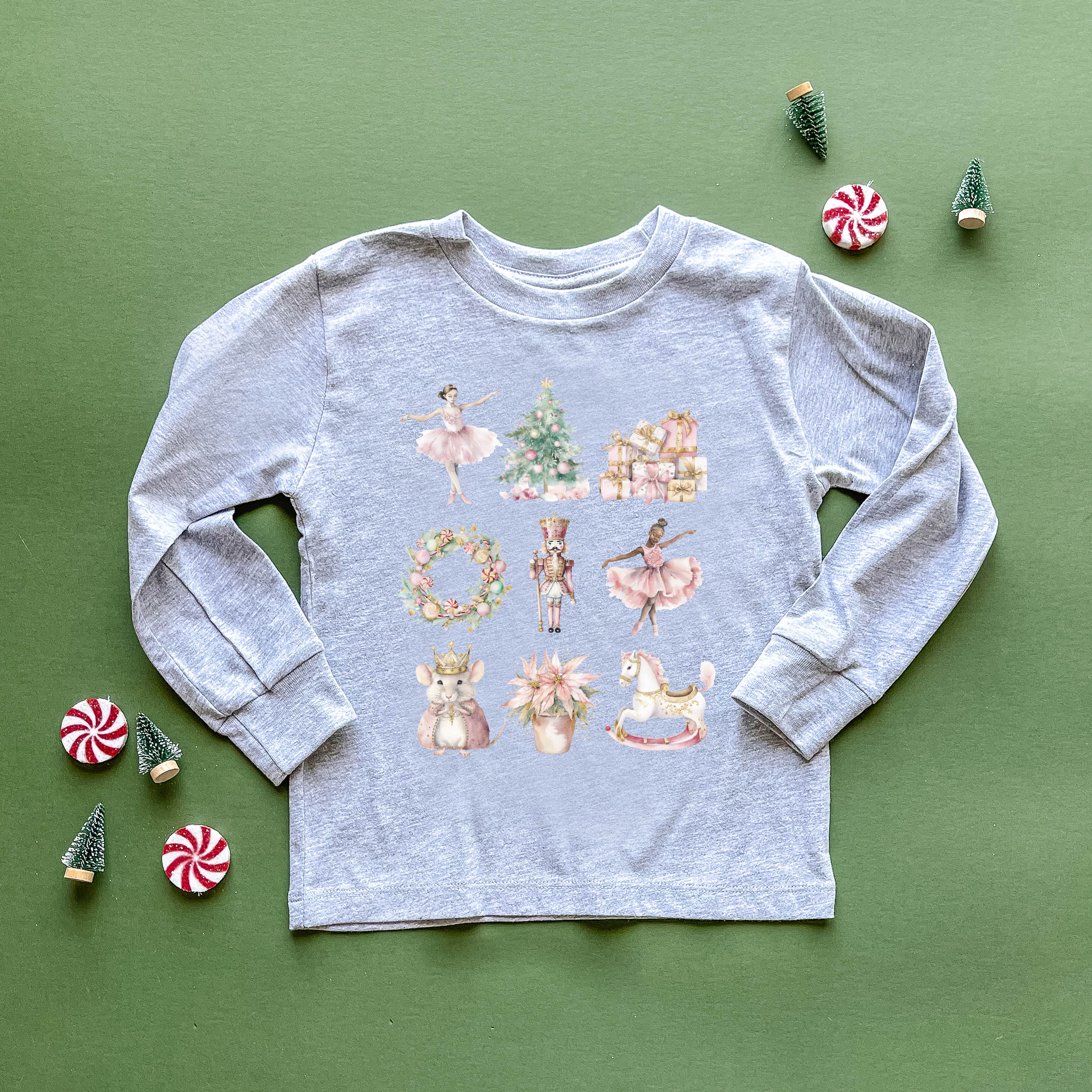 Watercolor Nutcracker - Child Long Sleeve Tee - Image 6