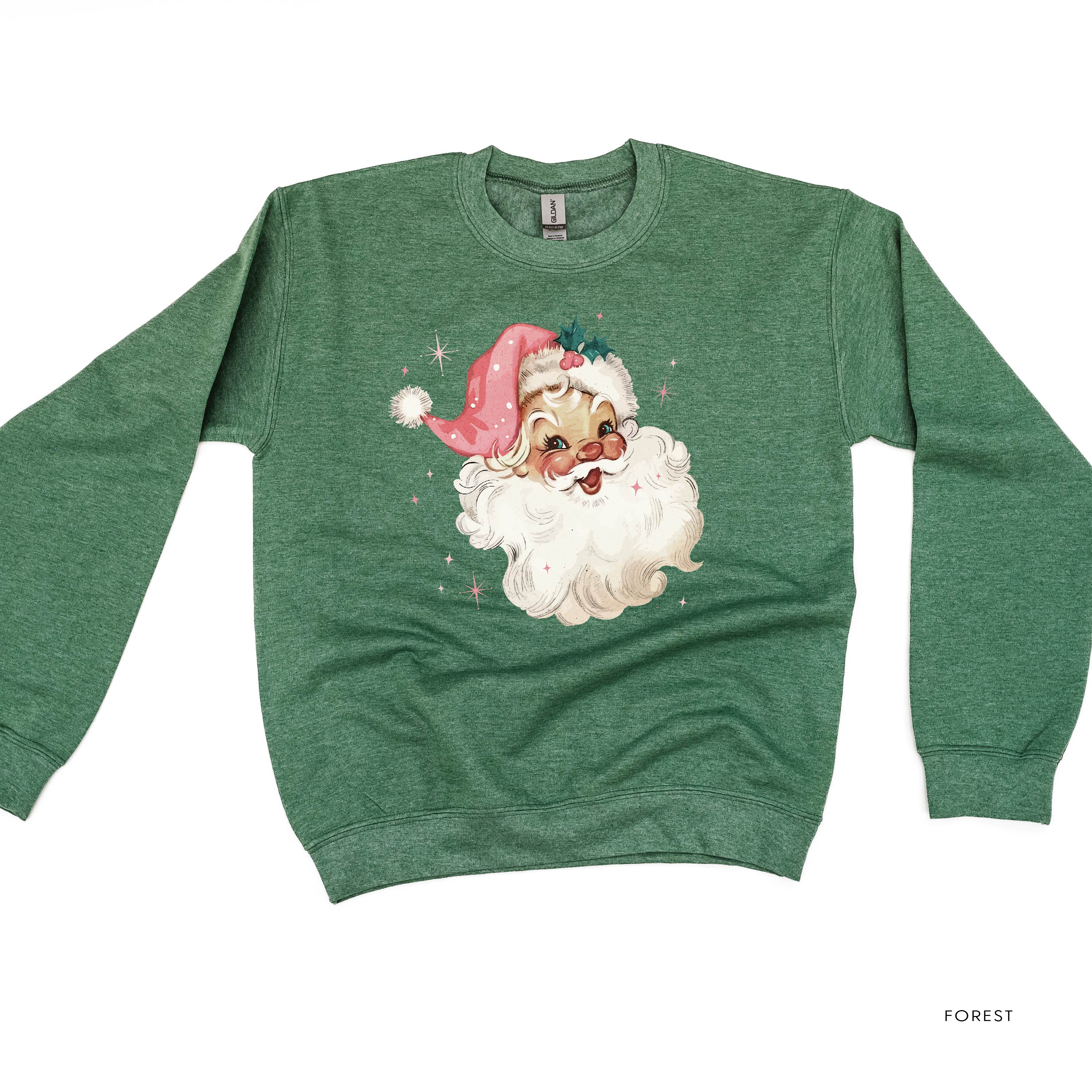 Watercolor Santa - Basic Fleece - Image 2
