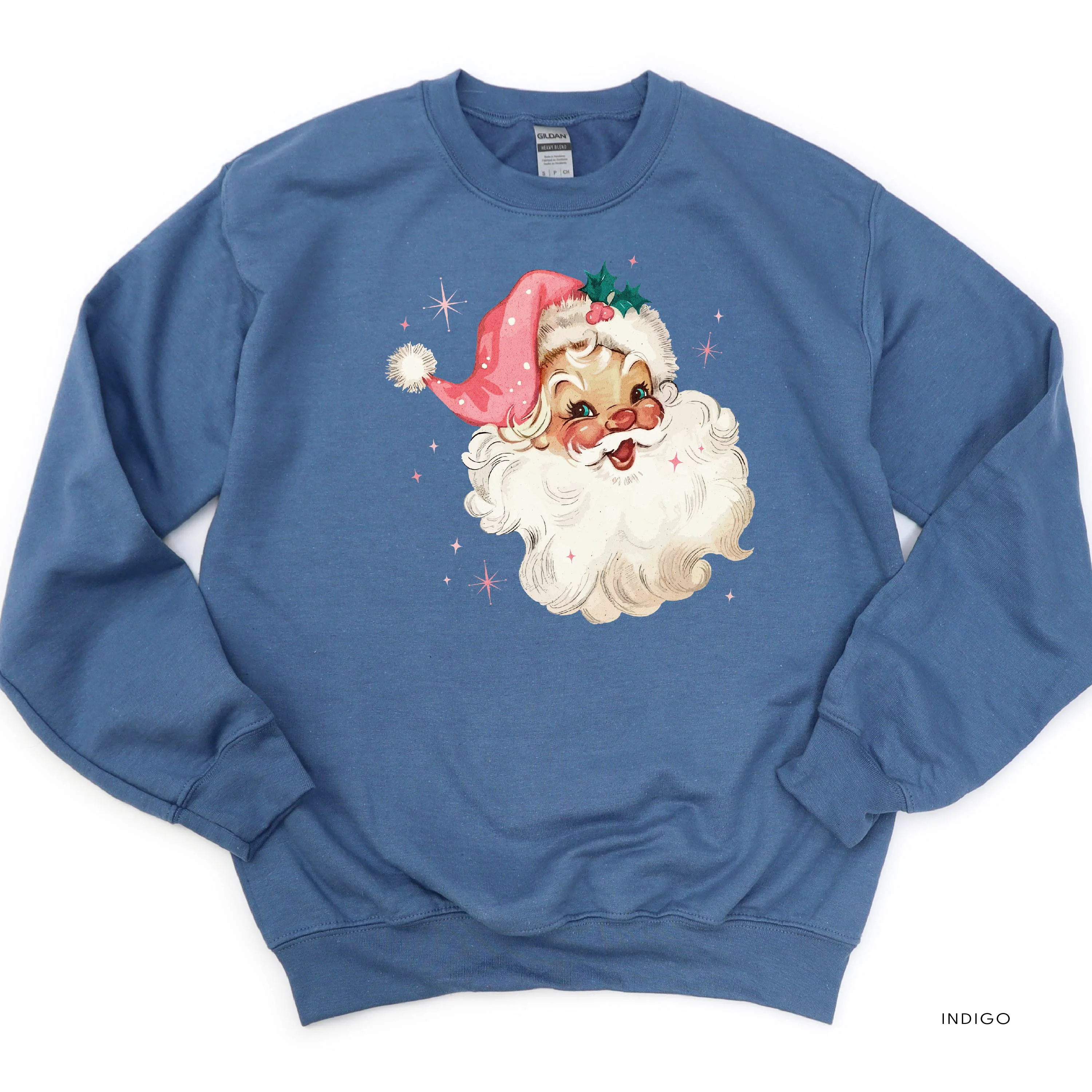 Watercolor Santa - Basic Fleece - Image 9