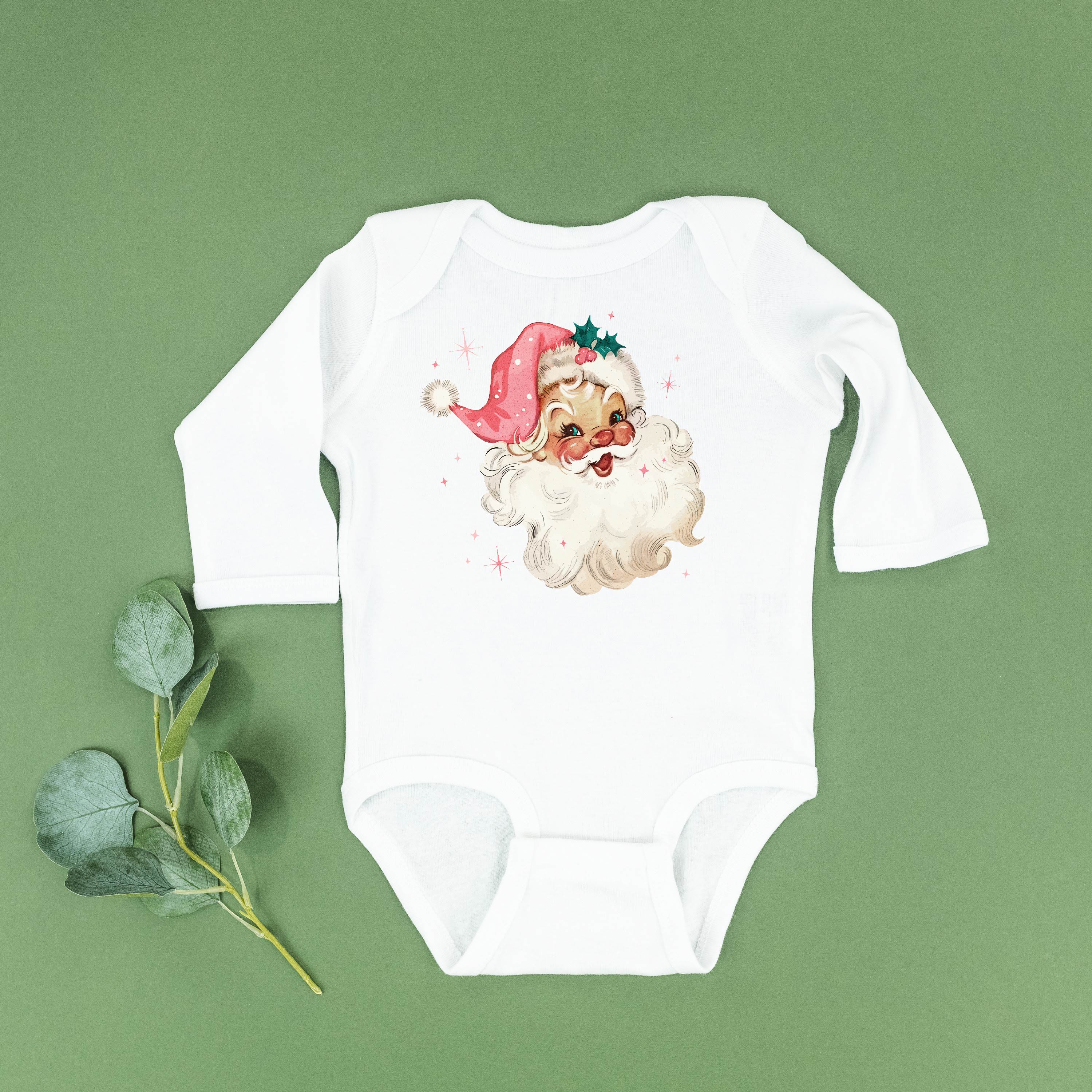 Watercolor Santa - Child Long Sleeve Tee - Image 9