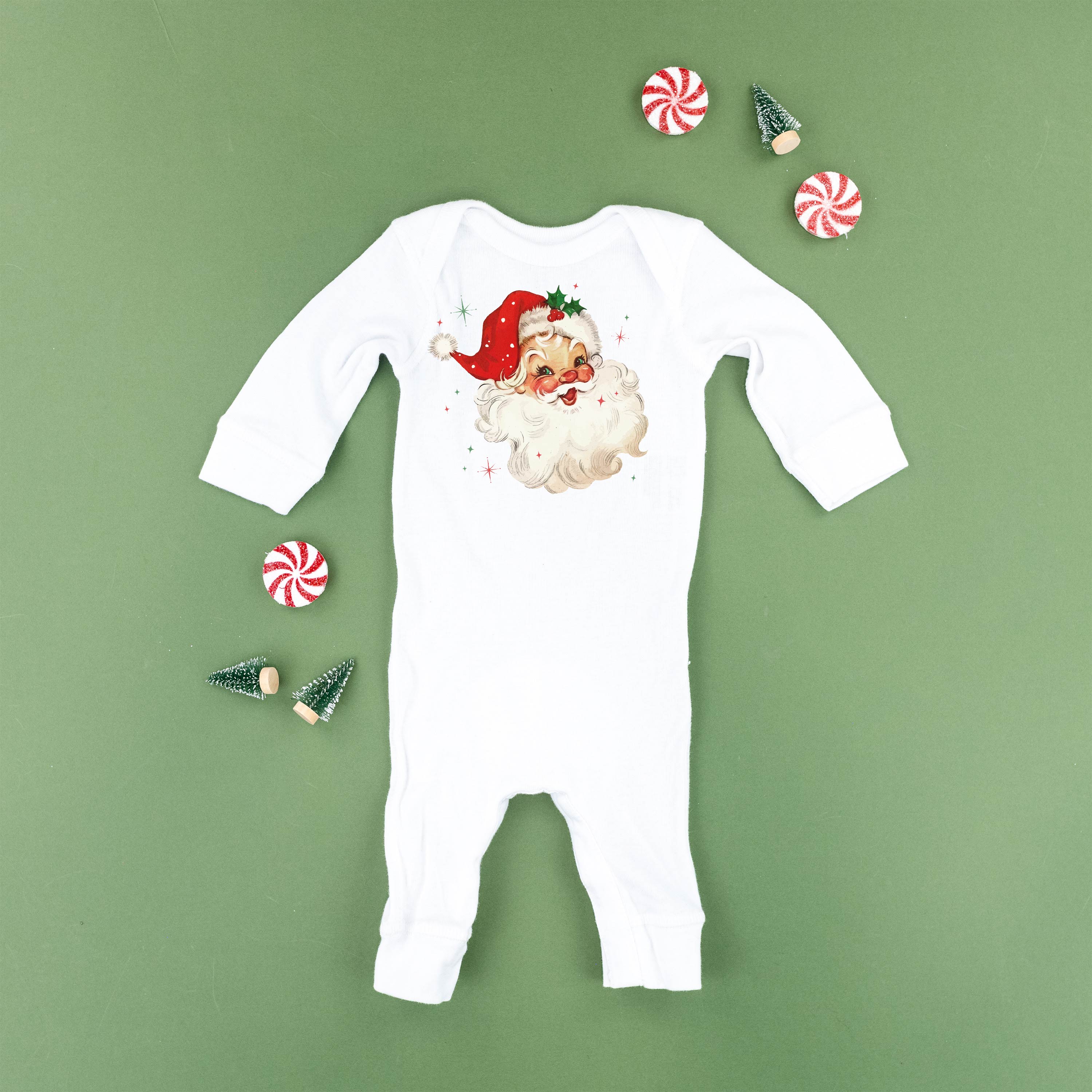 Watercolor Santa - Baby Sleeper - Image 8