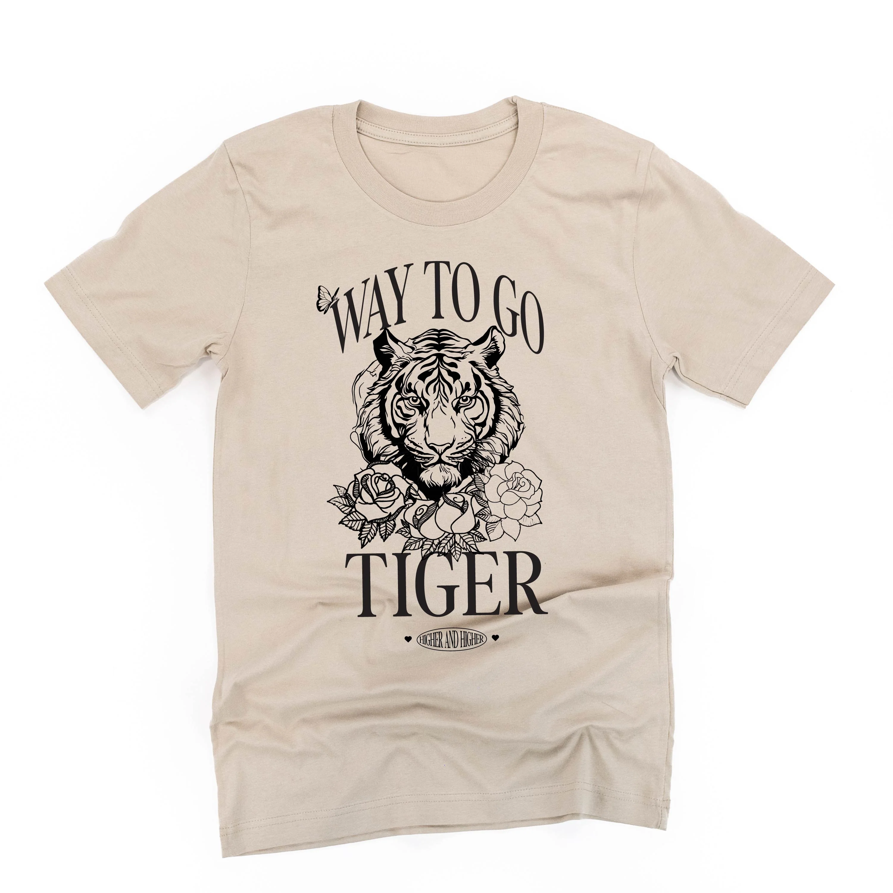WAY TO GO TIGER - HIGHER AND HIGHER - Unisex Tee - Image 10