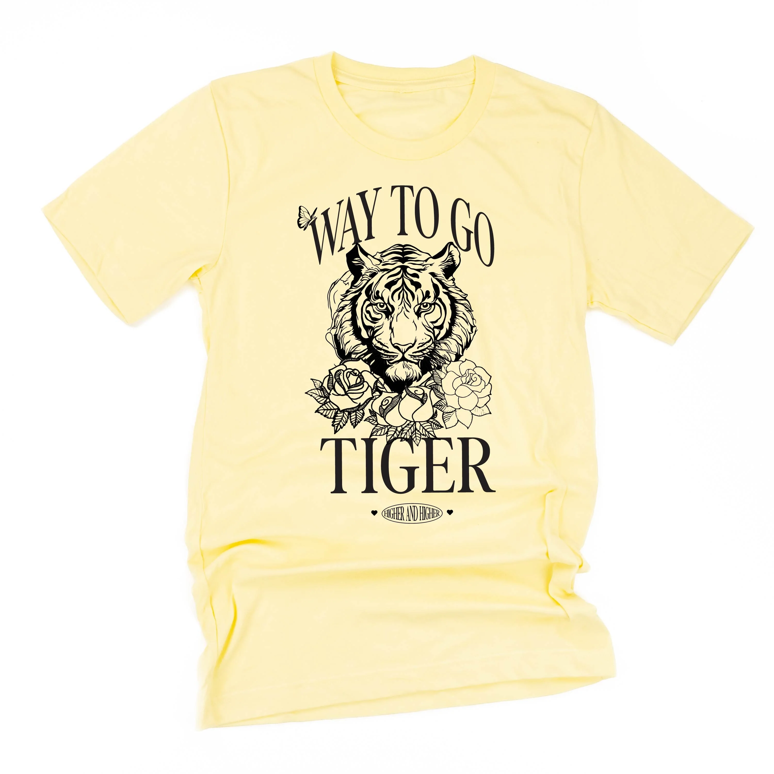 WAY TO GO TIGER - HIGHER AND HIGHER - Unisex Tee - Image 7