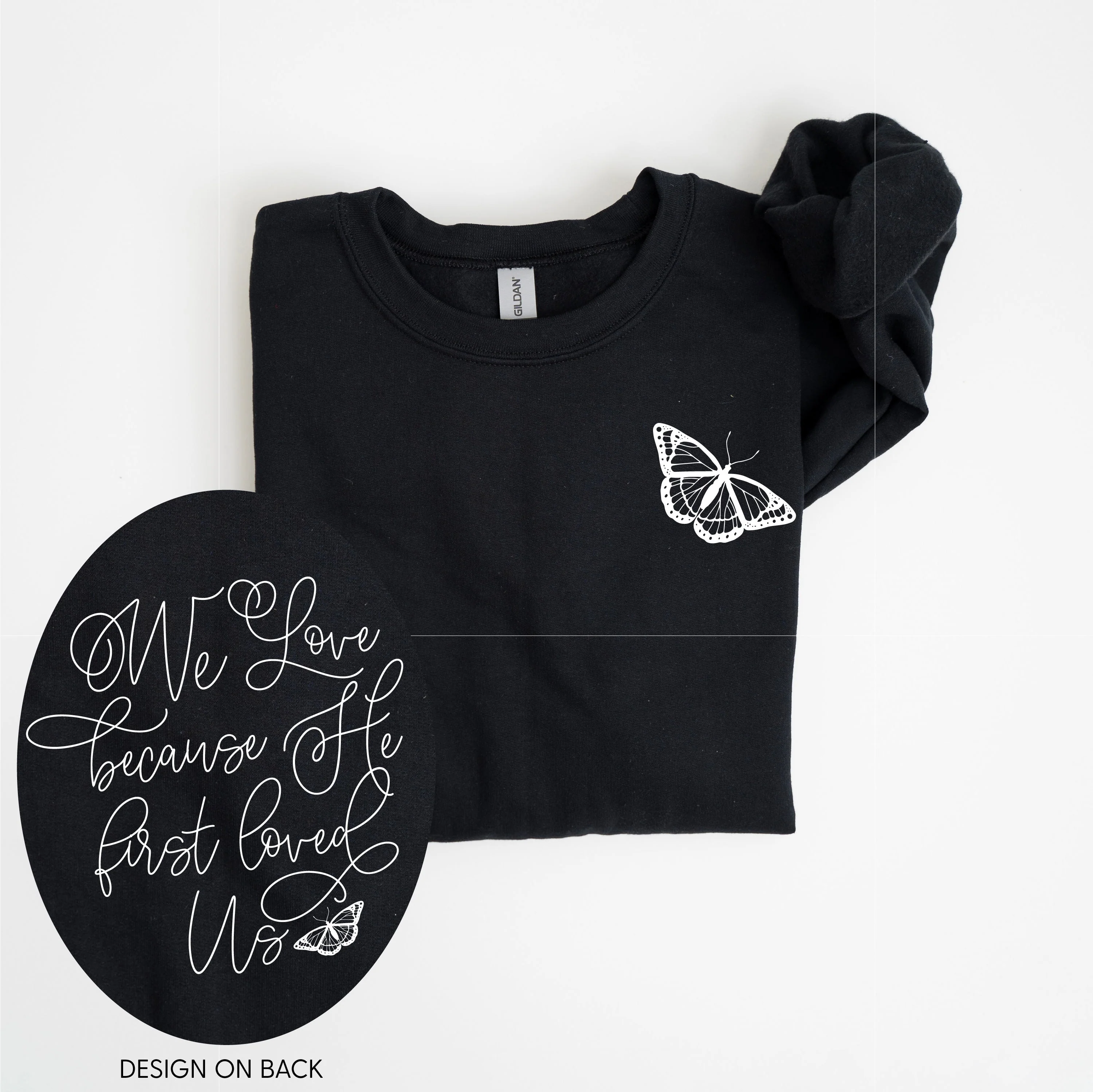 We Love Because He First Loved Us - Basic Fleece - Image 5