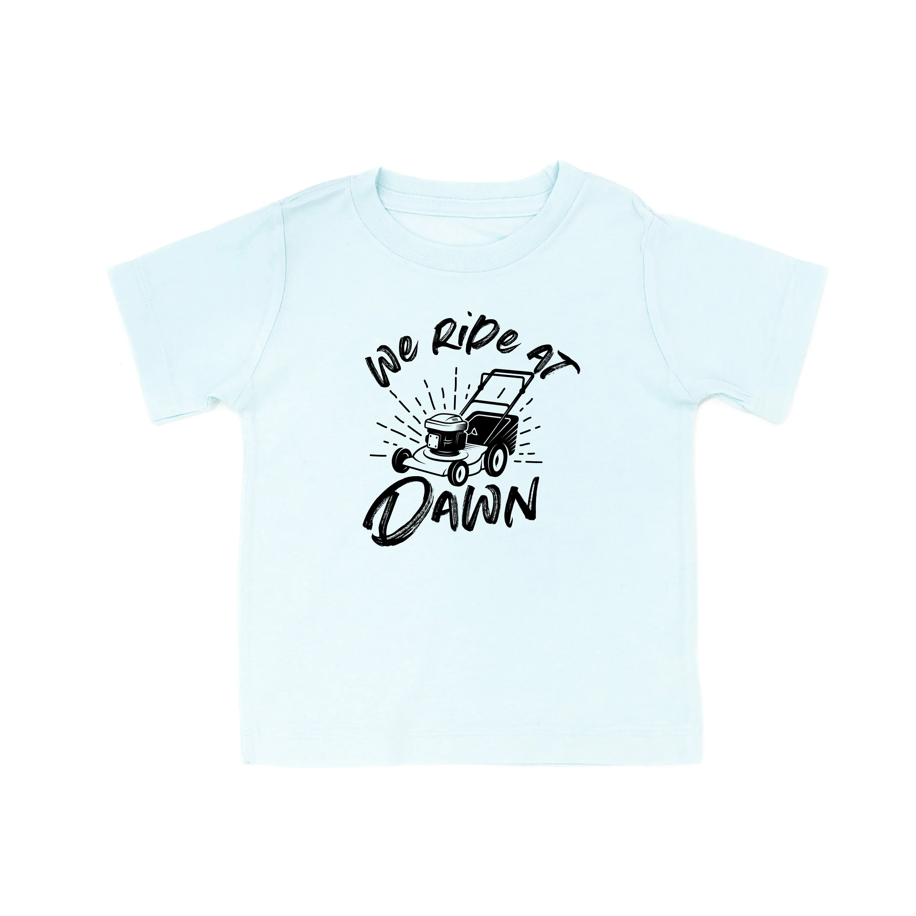 We Ride at Dawn - (Choose Your Mower) - Child Tee - Image 12