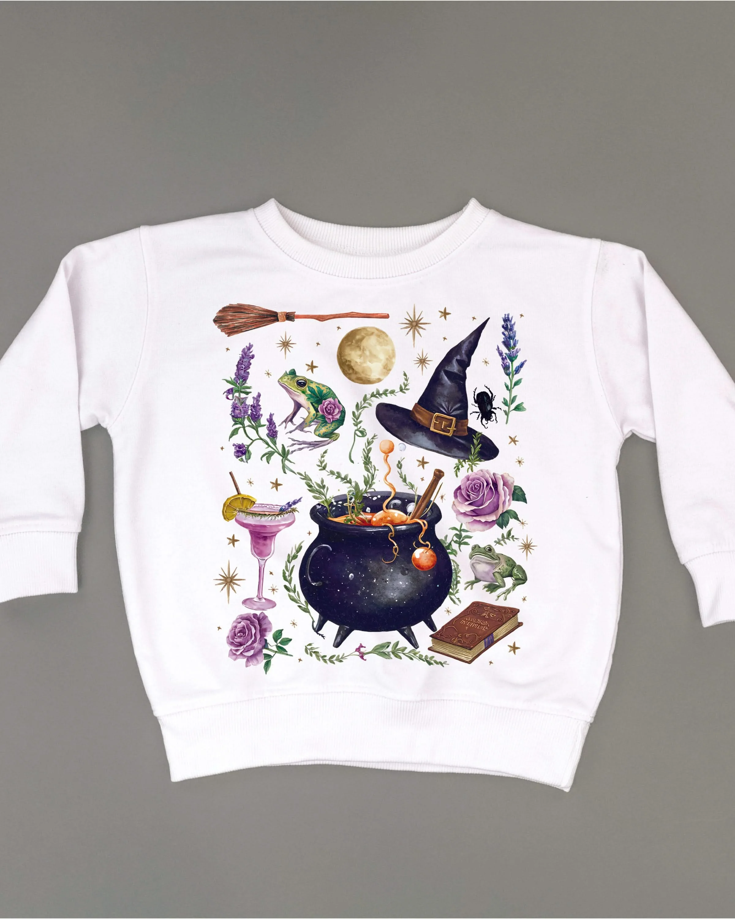 Whimsical Witches Brew - Child Sweater - Image 2