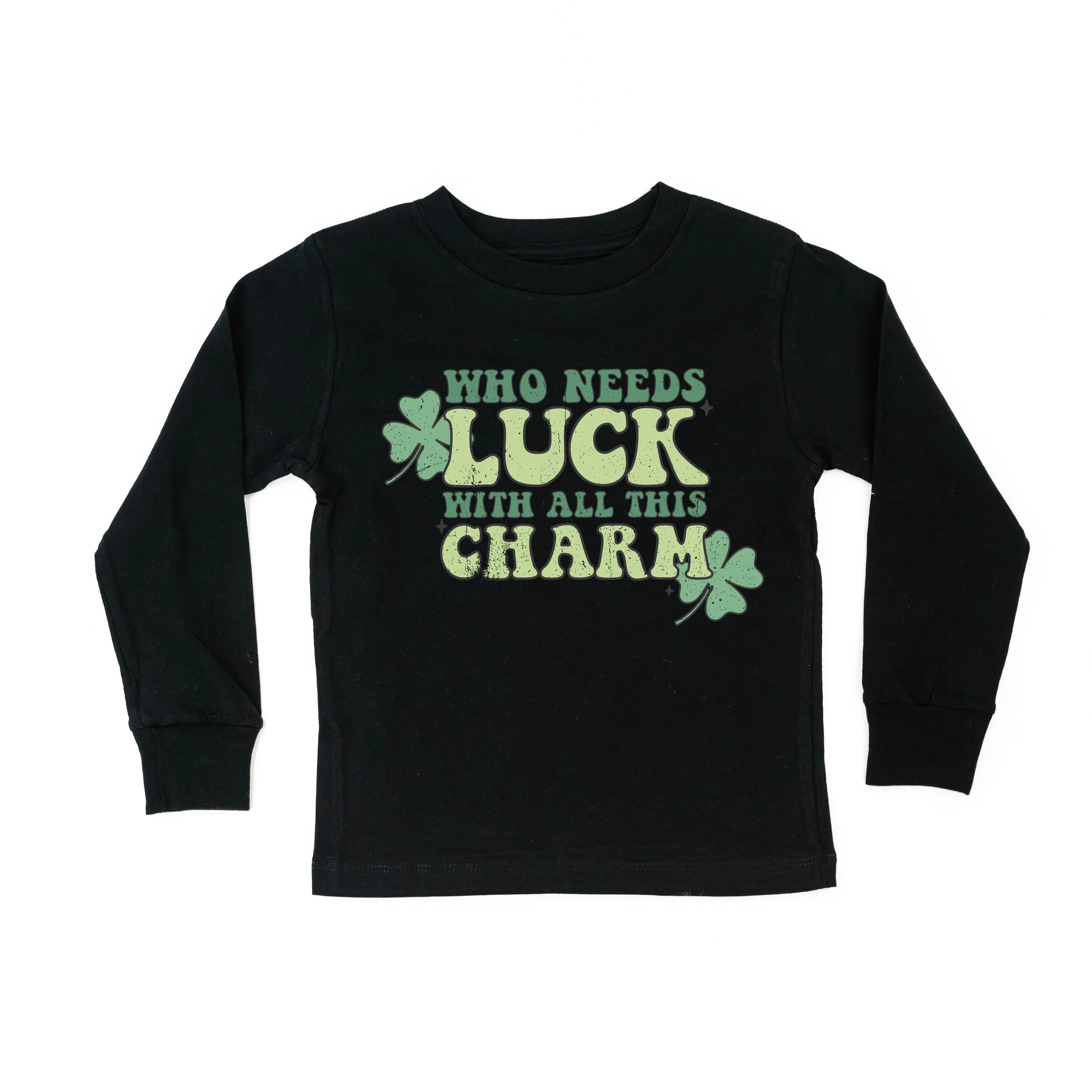 Who Needs Luck With All This Charm - Child Long Sleeve Tee