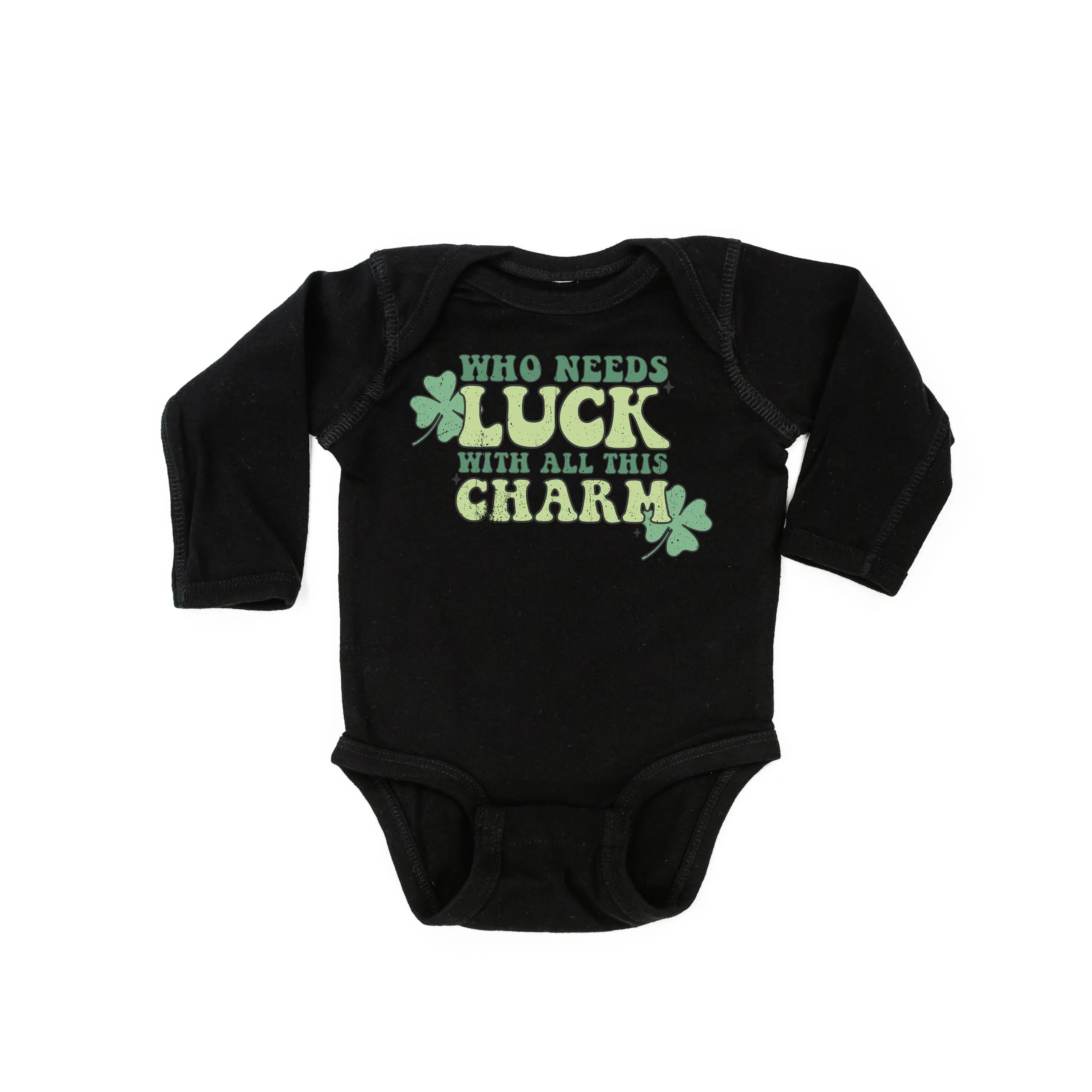 Who Needs Luck With All This Charm - Child Long Sleeve Tee - Image 4