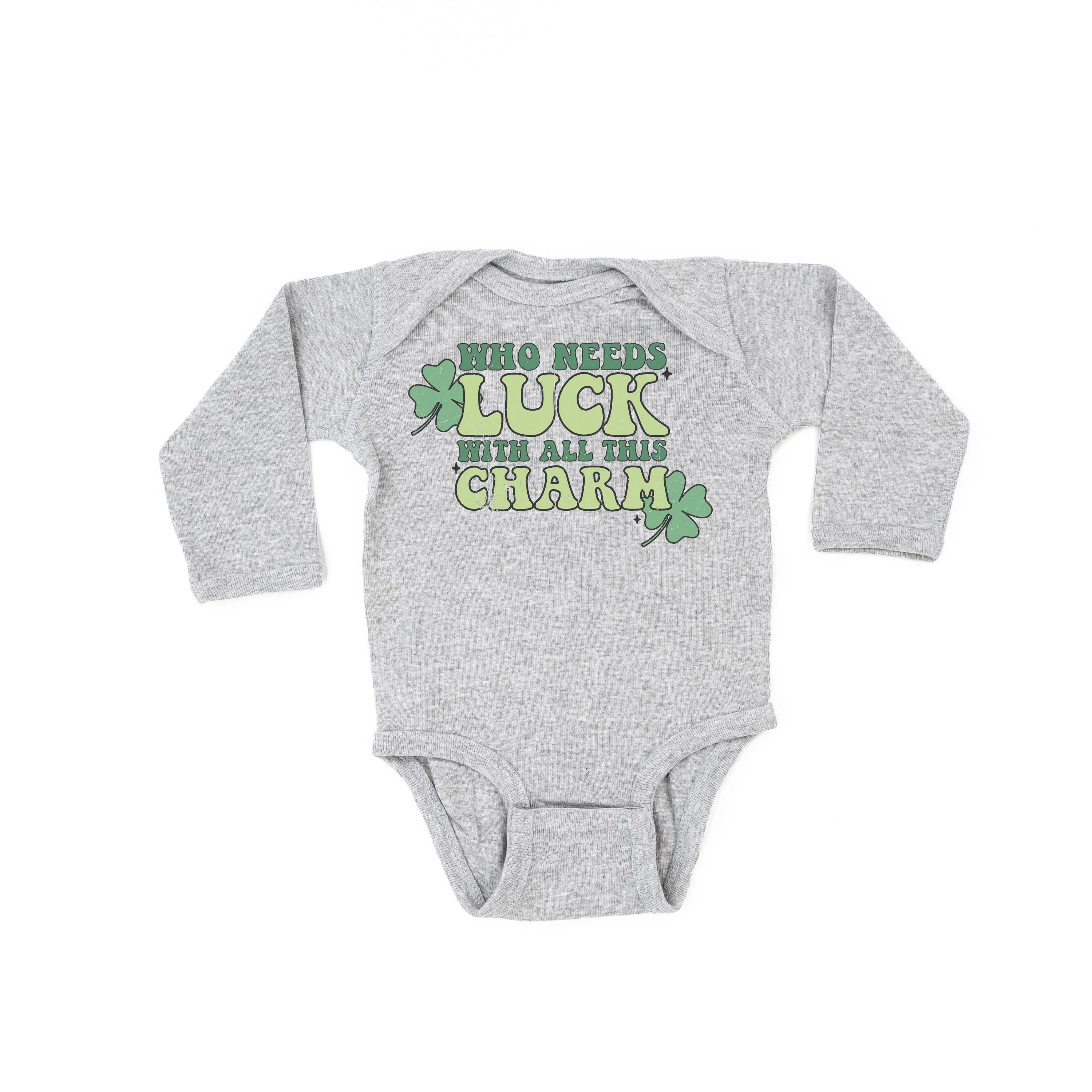 Who Needs Luck With All This Charm - Child Long Sleeve Tee - Image 5