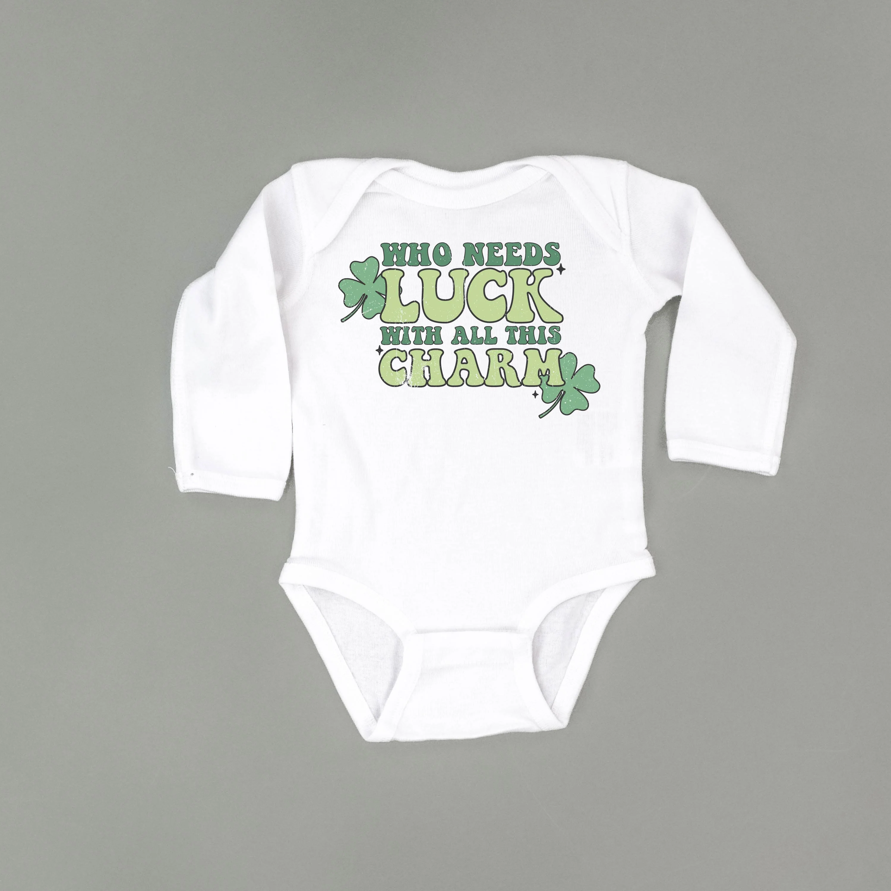 Who Needs Luck With All This Charm - Child Long Sleeve Tee - Image 6
