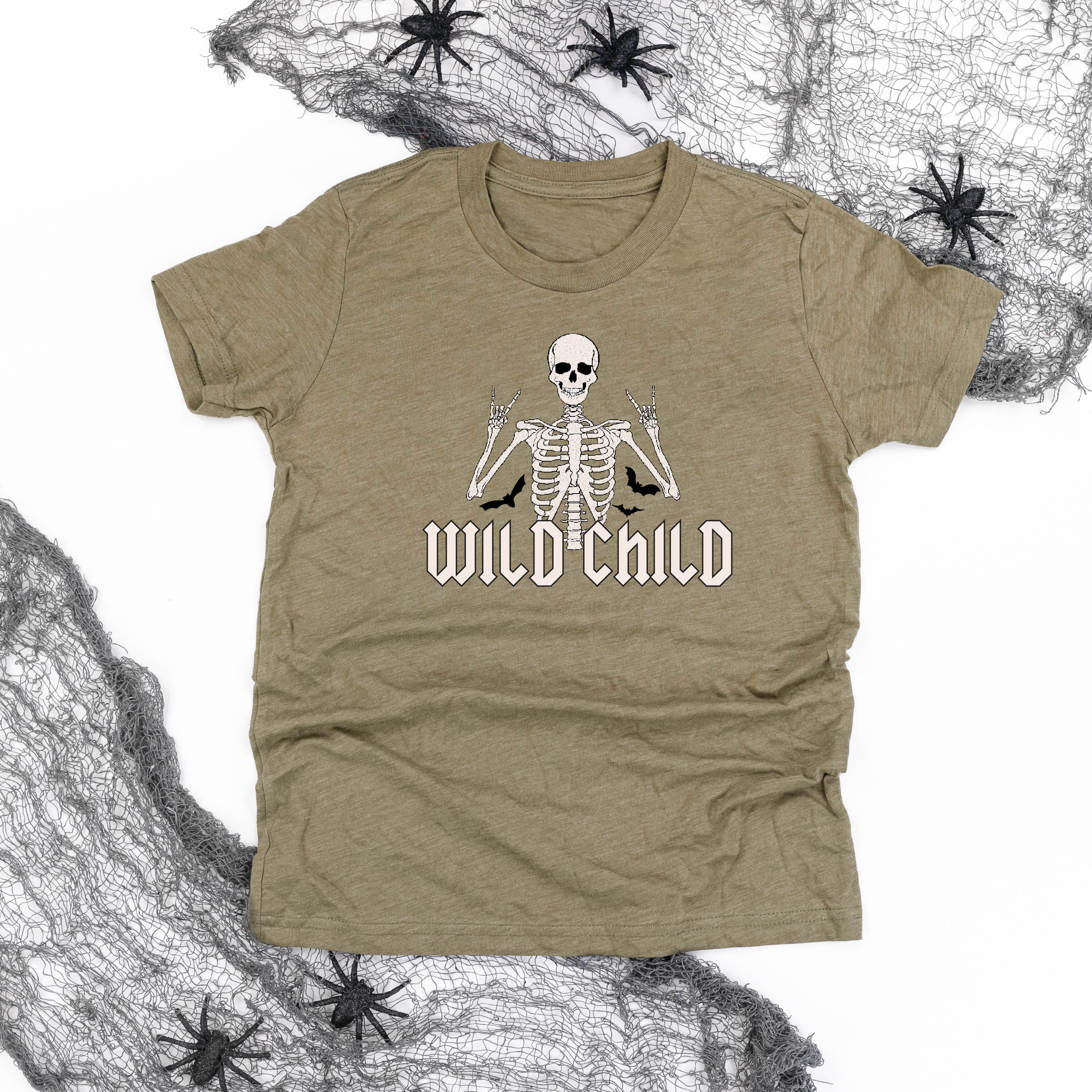Wild Child Skeleton - Child Tee - Image 4