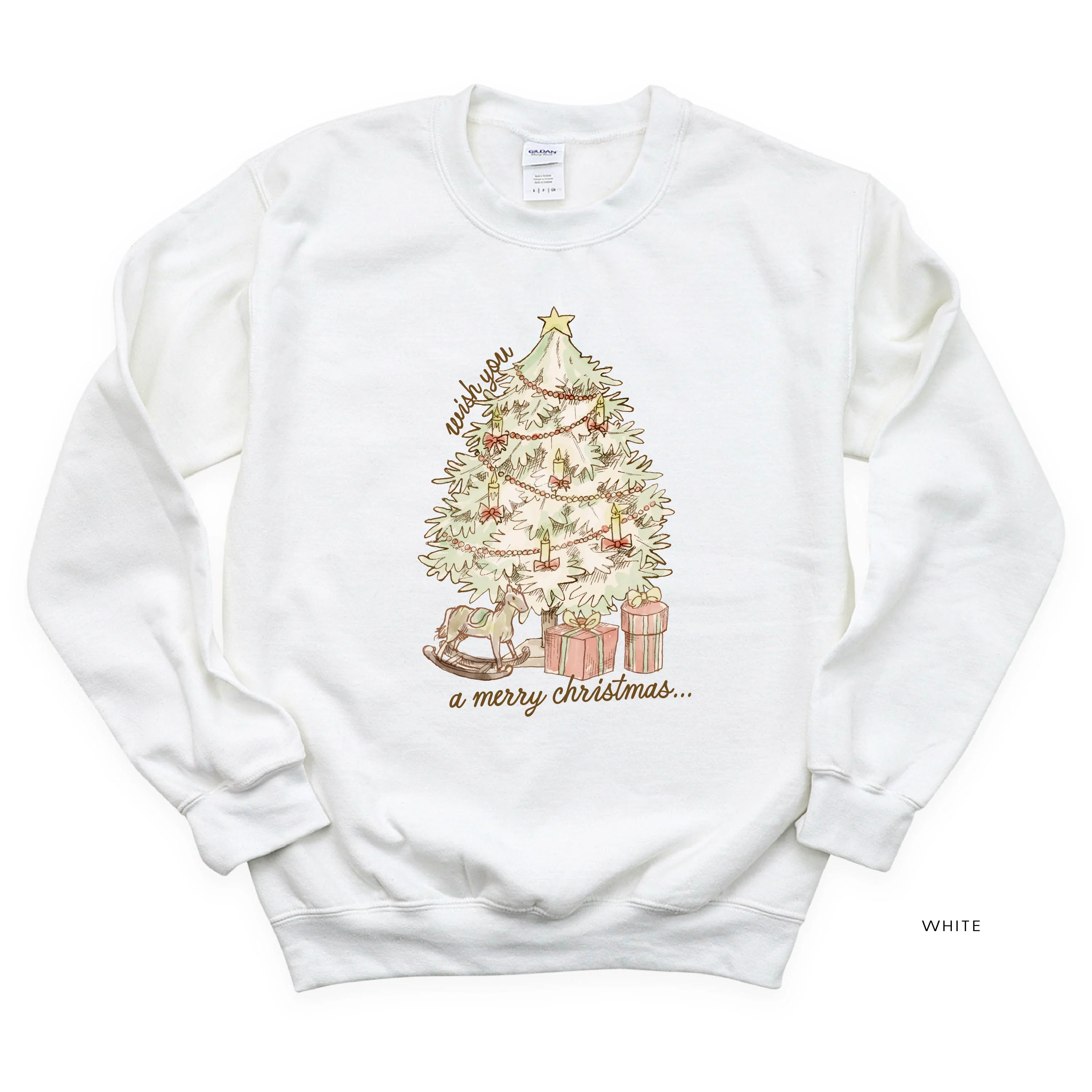Wish You A Merry Christmas - Basic Fleece - Image 5