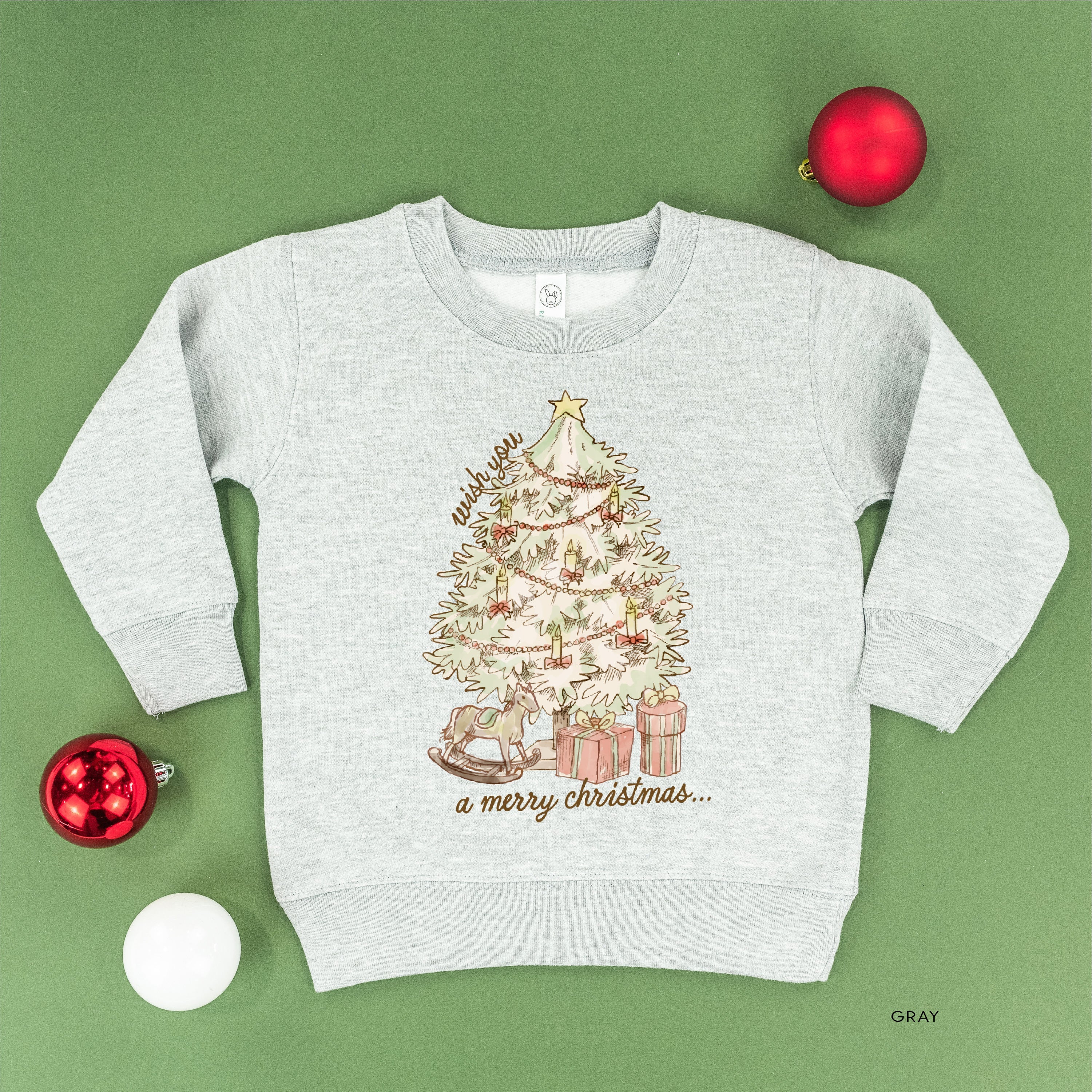 Wish You A Merry Christmas - Child Sweater - Image 6