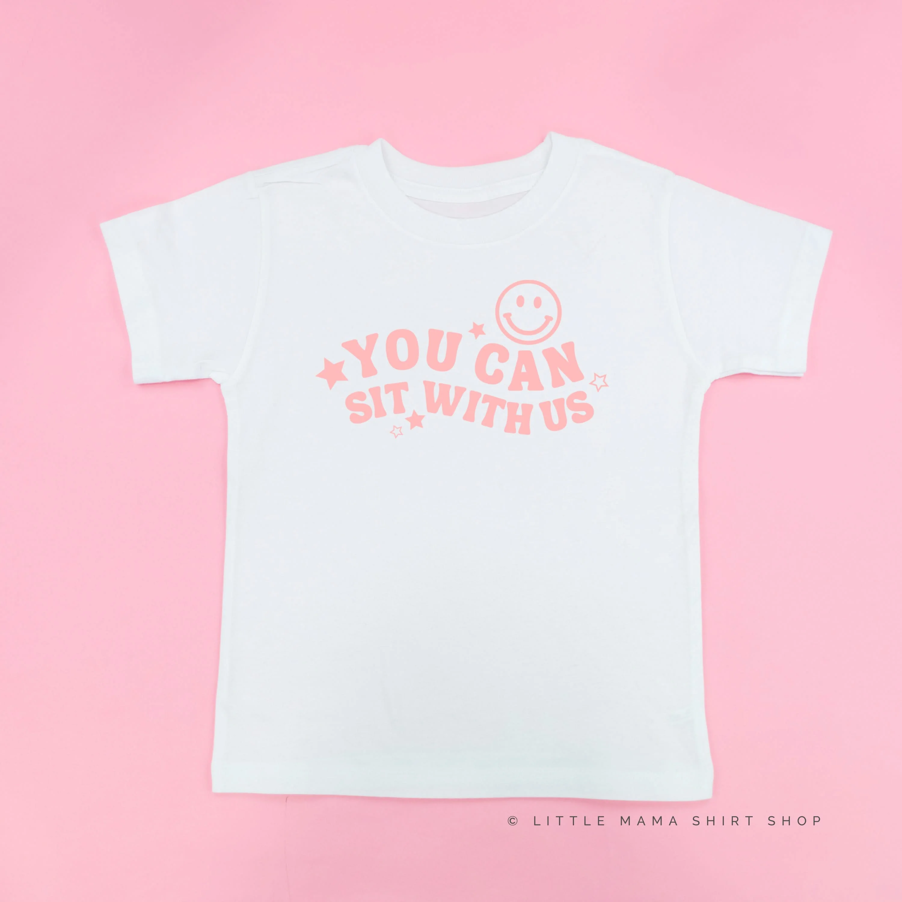 You Can Sit With Us (Smiley Face) - Child Tee - Image 16
