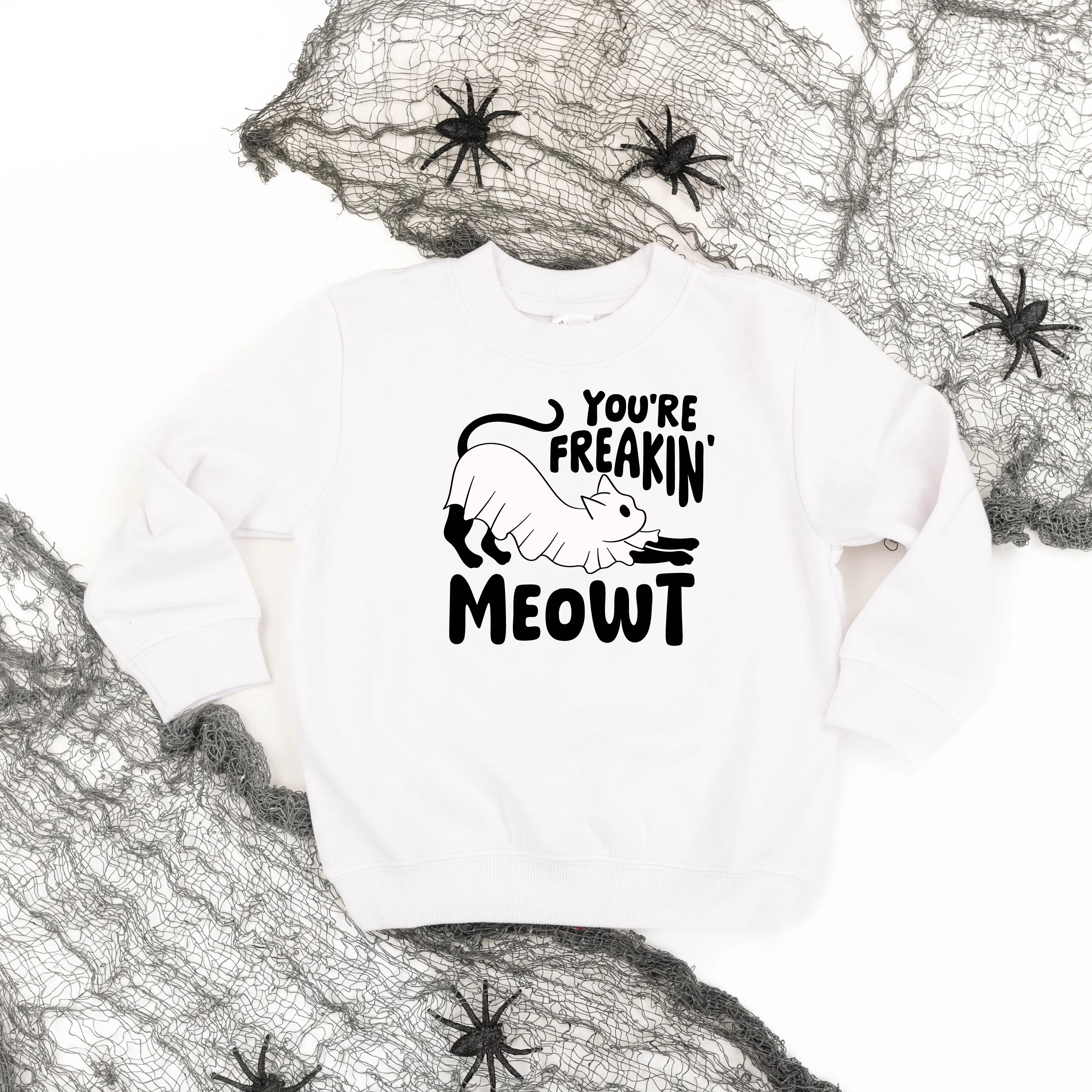 You're Freakin' Meowt! - Child Sweater - Image 5