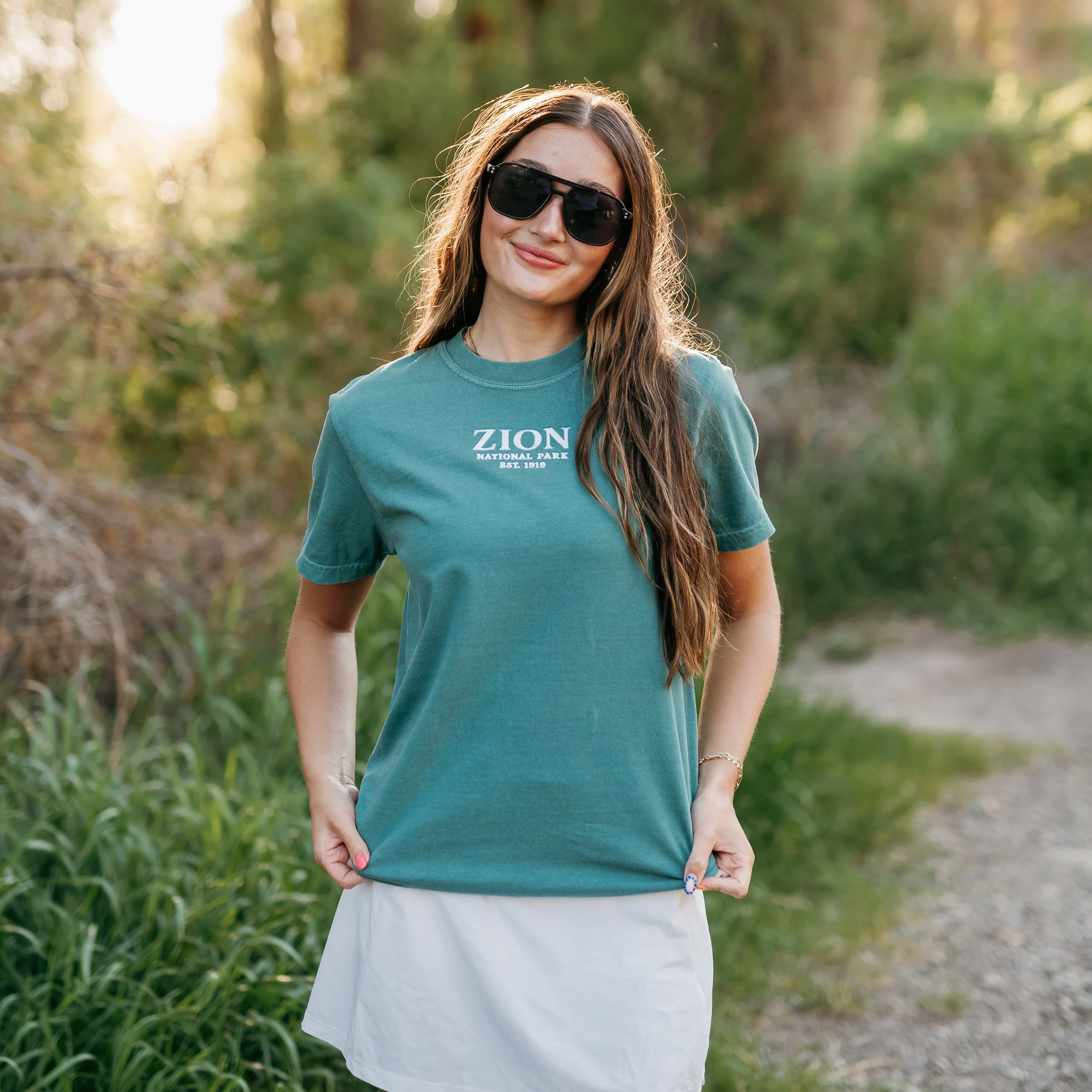 Zion National Park - Weekly Wander #9 - Comfort Colors Tee - Image 3
